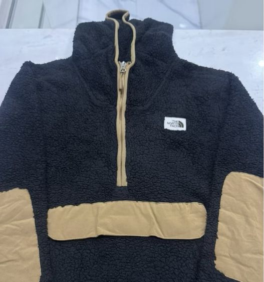แจ็คเก็ตฮาฟซิป The Northface ทูโทน ดำ-น้ำตาล Size L