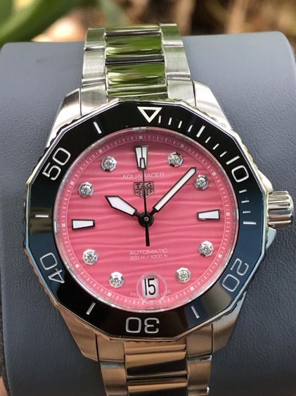 ชมพู Tag Heuer Aquaracer Auto Black Pink Dial WBP231J(BOY)🇨🇭🇨🇭
