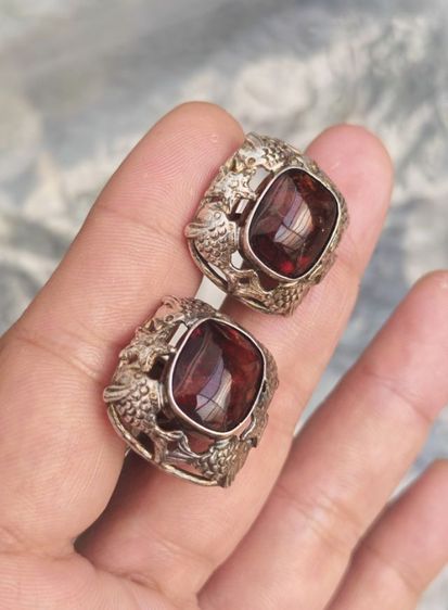 Cufflinks​ เงินแท้​ งานเก่างานนอก​ สวยจัดเลยครับ​ ราคาแบ่งปันครับ รูปที่ 3
