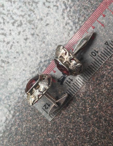 Cufflinks​ เงินแท้​ งานเก่างานนอก​ สวยจัดเลยครับ​ ราคาแบ่งปันครับ รูปที่ 8