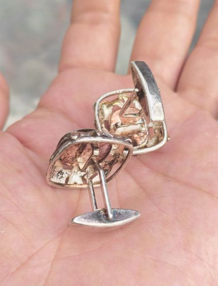 Cufflinks​ เงินแท้​ งานเก่างานนอก​ สวยจัดเลยครับ​ ราคาแบ่งปันครับ รูปที่ 6