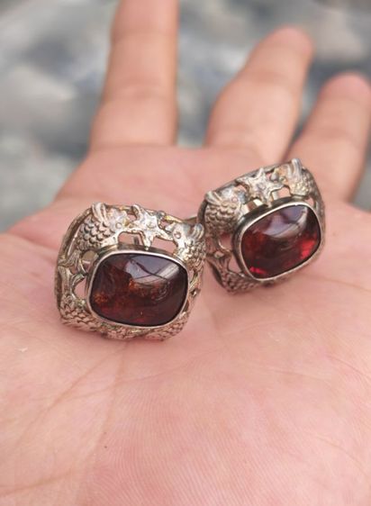 Cufflinks​ เงินแท้​ งานเก่างานนอก​ สวยจัดเลยครับ​ ราคาแบ่งปันครับ
