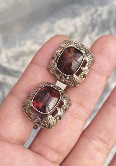 Cufflinks​ เงินแท้​ งานเก่างานนอก​ สวยจัดเลยครับ​ ราคาแบ่งปันครับ รูปที่ 2