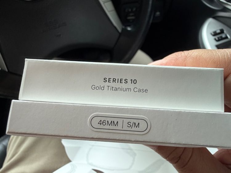 Apple Watch Series 10 46mm Gold Titanium Starlight SB  cellular ใหม่ ไม่แกะกล่อง รูปที่ 6