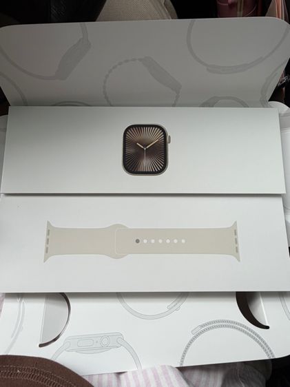 Apple Watch Series 10 46mm Gold Titanium Starlight SB  cellular ใหม่ ไม่แกะกล่อง รูปที่ 7