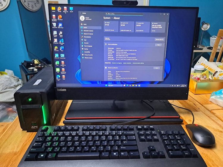 Lenovo วินโดว์ 8 กิกะไบต์ HDMI ใช่ คอมพิวเตอร์ All In One ได้ครบตามรูป พร้อมใช้งานเพียง 8,500