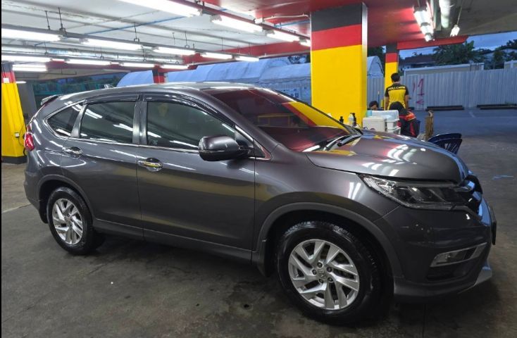 Honda CR-V 2015 2.0 E 4WD Utility-car เบนซิน ไม่ติดแก๊ส เกียร์อัตโนมัติ เทา รูปที่ 4