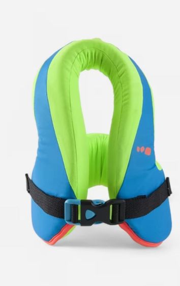 เสื้อชูชีพฝึกว่ายน้ำรุ่น SWIMVEST สีเขียวฟ้า ดีแคทลอน รูปที่ 2