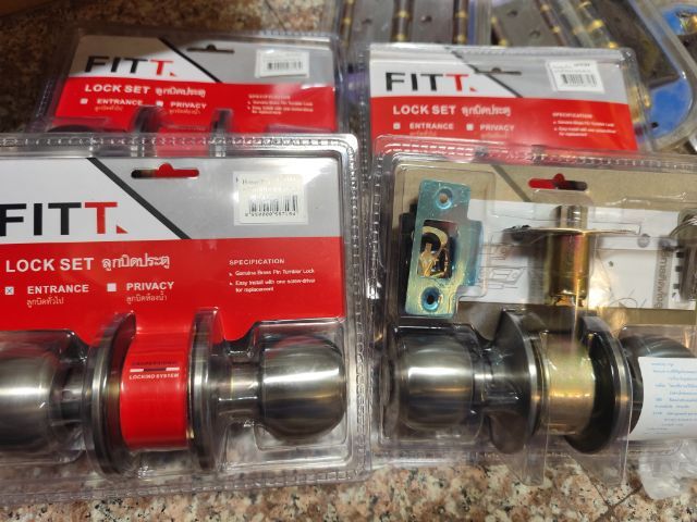 ลูกบิดประตูสเตนเลส,อัลลอยด์,รมดำ FITT รูปที่ 2