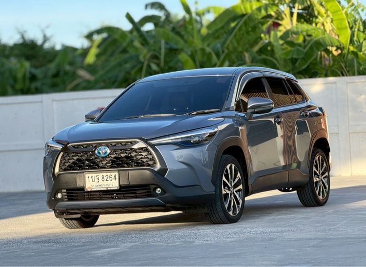 Toyota Corolla Cross 2020 1.8 Hybrid Premium Utility-car ไฮบริด ไม่ติดแก๊ส เกียร์อัตโนมัติ เทา รูปที่ 3