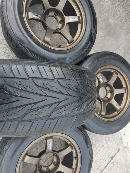 18" TE37 กว้าง 9 ศูน งาน โปรโมทพร้อมยาง Toyo ปี 22