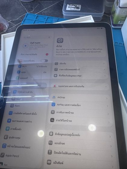 ขาย iPad gen11 256g WiFi หมดประกัน12-04-70 แบต100 รอบชาร์จ1 ไม่มีรอย ใช้งานปกติ ไม่มีอุปกรณ์ นัดรับกทม ราคา 13900 บาท