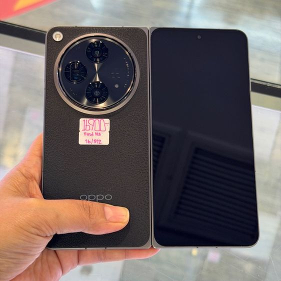 Oppo Find N3 สีดำ เครื่องศูนย์ สภาพสวยมาก จอ7.82นิ้ว แรม12รอม512 Snap8 Gen2 กล้อง64ล้าน(3ตัว)🔥🔥 รูปที่ 2