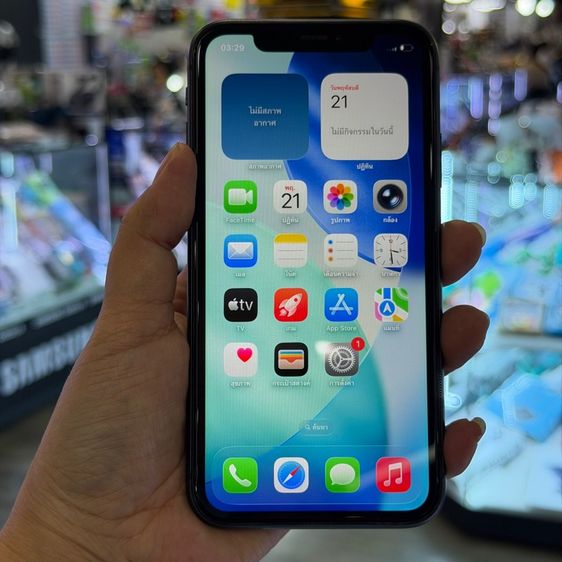 64 GB iPhone11 64GB สีดำ เครื่องศูนย์ โมเดลTH สภาพสวยมากๆ🔥🔥