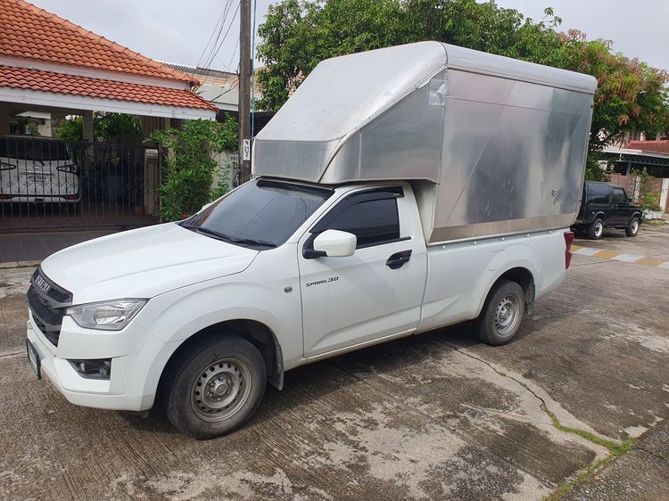 Isuzu D-MAX 2022 3.0 S Pickup ดีเซล ไม่ติดแก๊ส เกียร์ธรรมดา ขาว รูปที่ 2