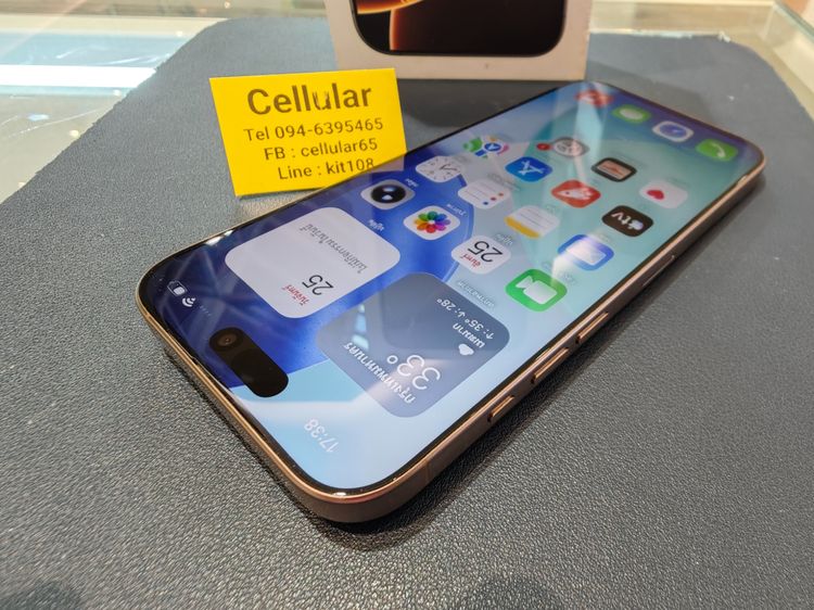 iPhone 16 Pro Max 256GB Batt91 สภาพสวยมาก เครื่องไทย ครบกล่อง รูปที่ 10