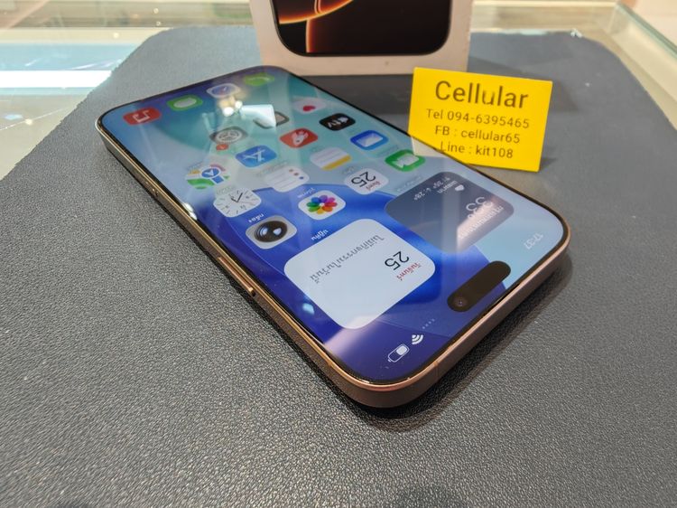 iPhone 16 Pro Max 256GB Batt91 สภาพสวยมาก เครื่องไทย ครบกล่อง รูปที่ 9