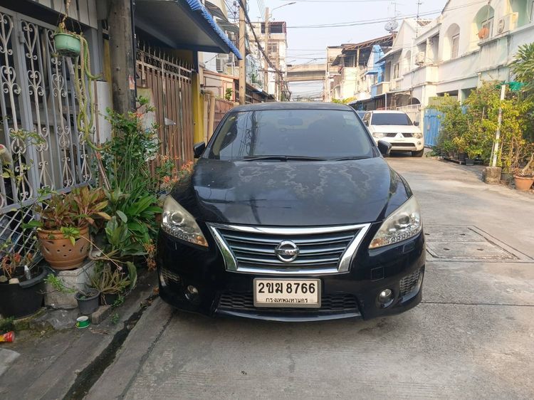 Nissan Sylphy 2015 1.6 DIG Turbo Sedan เบนซิน เกียร์อัตโนมัติ ดำ รูปที่ 2