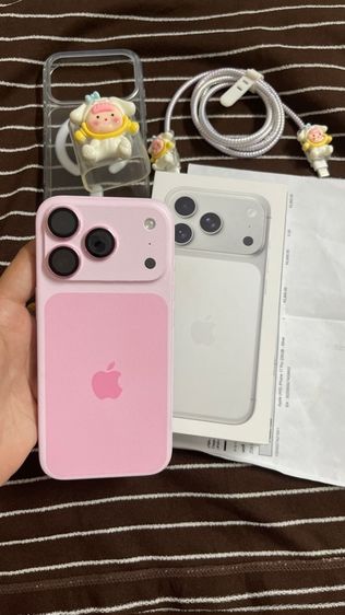 iPhone 17pro สีเงิน (แลปเป็นสีชมพู) รูปที่ 2