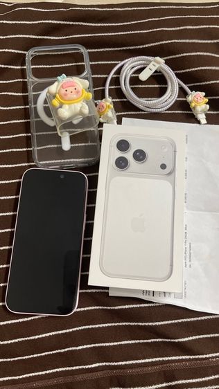 iPhone 17pro สีเงิน (แลปเป็นสีชมพู) รูปที่ 3