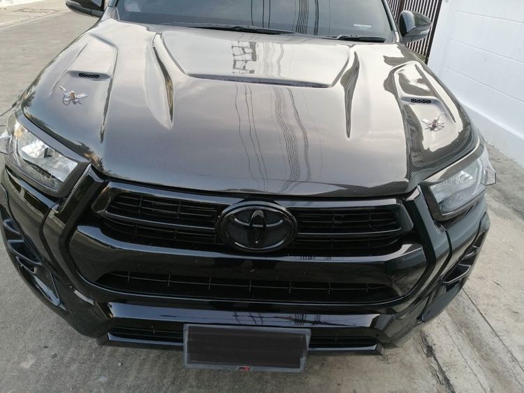 Toyota Hilux Revo 2021 2.4 E Pickup ดีเซล เกียร์อัตโนมัติ ดำ รูปที่ 2