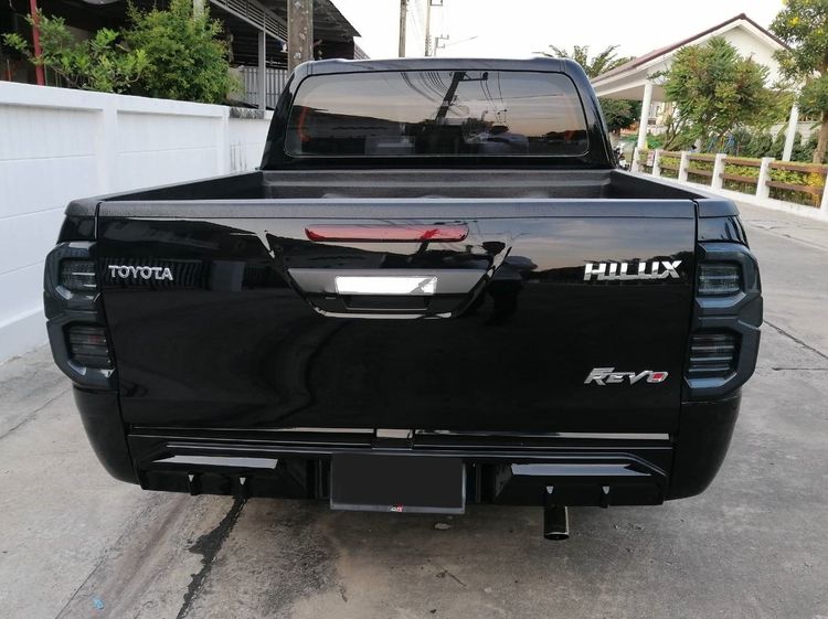 Toyota Hilux Revo 2021 2.4 E Pickup ดีเซล เกียร์อัตโนมัติ ดำ รูปที่ 3