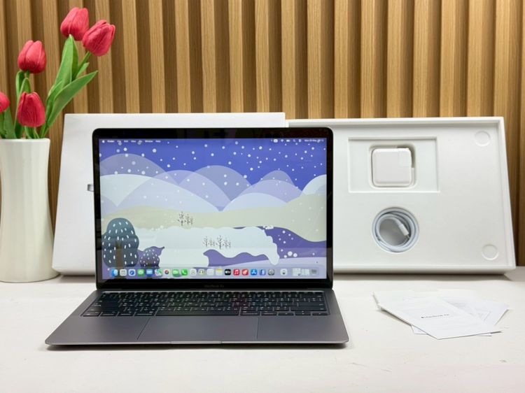 Apple แมค โอเอส 8 กิกะไบต์ อื่นๆ ไม่ใช่ MacBook Air 13.3-inch M1,2020 Ram8GB SSD256GB SpaceGray 