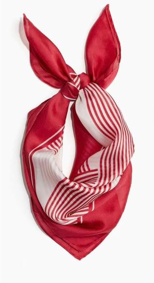 ผ้าพันคอ HM Satin Scarf 