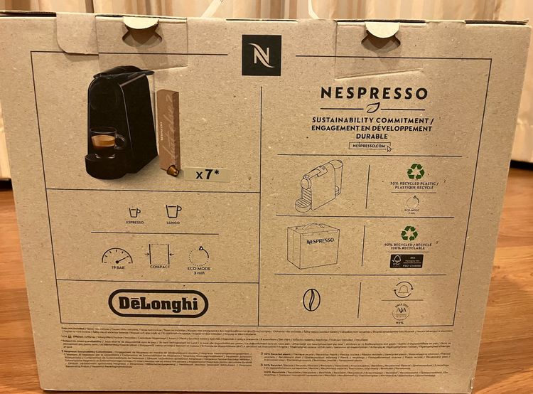 Nespresso Essenza Mini สีดำ มือหนึ่งแกะกล่อง จาก Switzerland (4,200 บาท) นัดรับ BTS อารีย์ รูปที่ 2