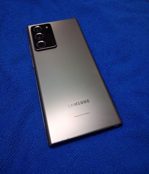 Samsung Note20ultra5G ตัวท๊อปแรม12รอม256 เครื่องสวยใช้งานปกติตำหนิจอเป็นเส้นตามภาพ ขาย 2990 บาท โทร 0864535622  รูปที่ 2