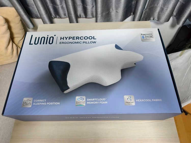 หมอนสุขภาพ HyperCool Smart Pillow หมอนผีเสื้อ หลับลึก เย็นX3 รูปที่ 4