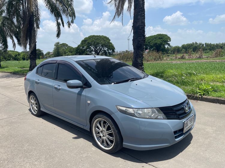 Honda City 2009 1.0 S Sedan เบนซิน ไม่ติดแก๊ส เกียร์อัตโนมัติ ฟ้า รูปที่ 3