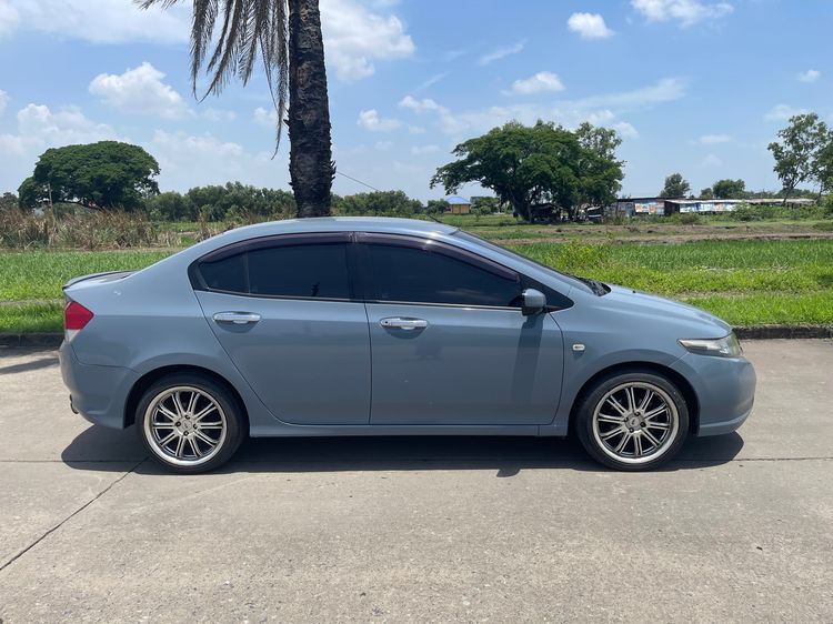 Honda City 2009 1.0 S Sedan เบนซิน ไม่ติดแก๊ส เกียร์อัตโนมัติ ฟ้า รูปที่ 4