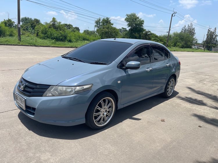 Honda City 2009 1.0 S Sedan เบนซิน ไม่ติดแก๊ส เกียร์อัตโนมัติ ฟ้า รูปที่ 2