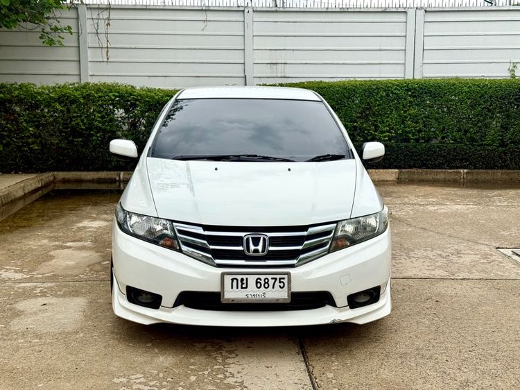 Honda City 2013 1.5 V i-VTEC Sedan เบนซิน ไม่ติดแก๊ส เกียร์อัตโนมัติ ขาว