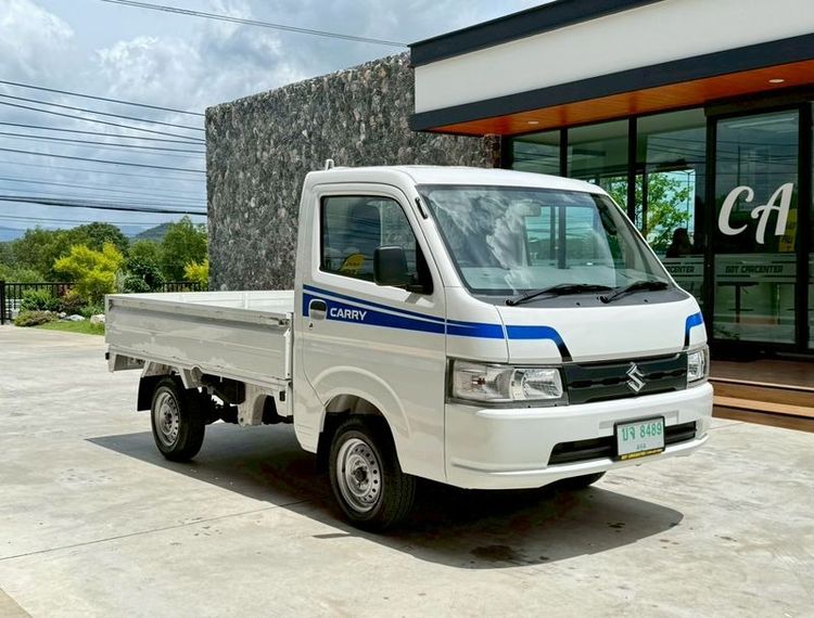 Suzuki Carry 2022 1.5 Pickup เบนซิน ไม่ติดแก๊ส เกียร์ธรรมดา ขาว รูปที่ 3