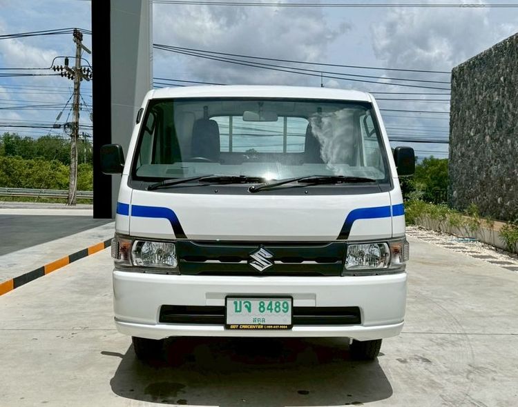 Suzuki Carry 2022 1.5 Pickup เบนซิน ไม่ติดแก๊ส เกียร์ธรรมดา ขาว รูปที่ 2