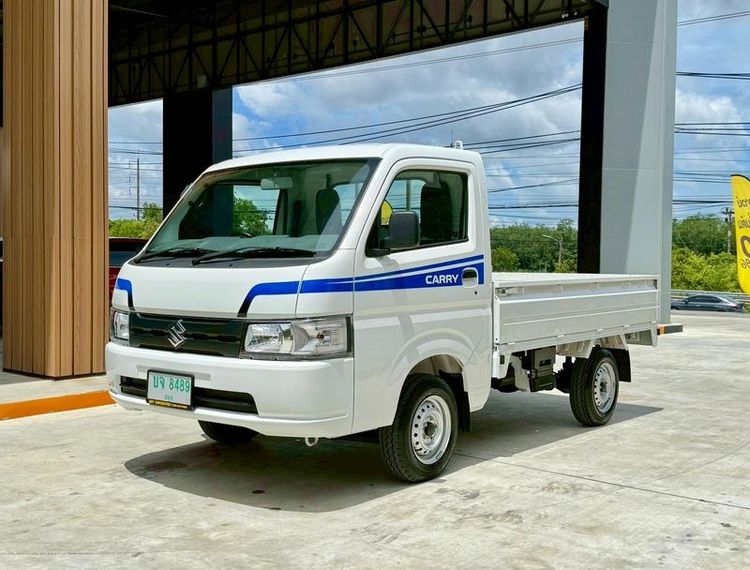 Suzuki Carry 2022 1.5 Pickup เบนซิน ไม่ติดแก๊ส เกียร์ธรรมดา ขาว
