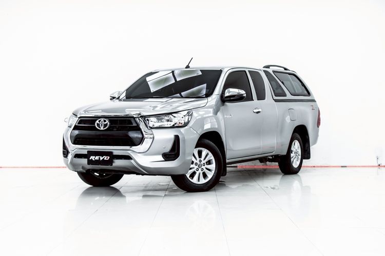 Toyota Hilux Revo 2021 Smart Cab 2.4 Mid Z Edition Pickup ดีเซล ไม่ติดแก๊ส เกียร์อัตโนมัติ เทา