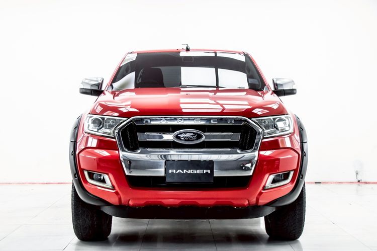 Ford Ranger 2017 2.2 Hi-Rider XLT Pickup ดีเซล ไม่ติดแก๊ส เกียร์อัตโนมัติ แดง รูปที่ 4