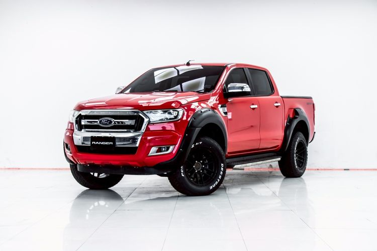 รถ Ford Ranger 2.2 Hi-Rider XLT สี แดง