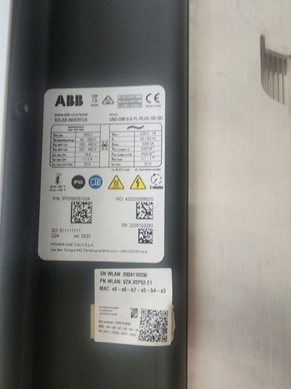 🔆 ขาย Inverter โซล่าเซลล์ ABB UNO-DM-5.0-TL-PLUS-SB รูปที่ 5