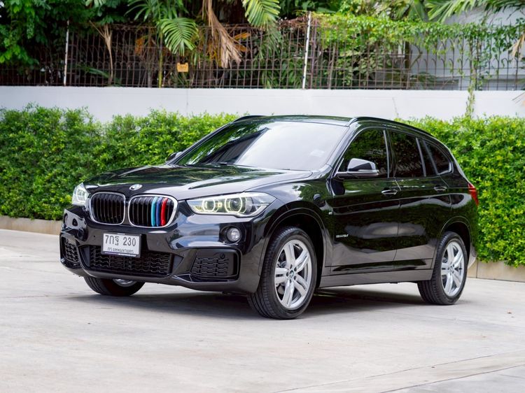 BMW X1 2018 1.5 sDrive18i mSport Sedan ดีเซล ไม่ติดแก๊ส เกียร์อัตโนมัติ ดำ รูปที่ 3