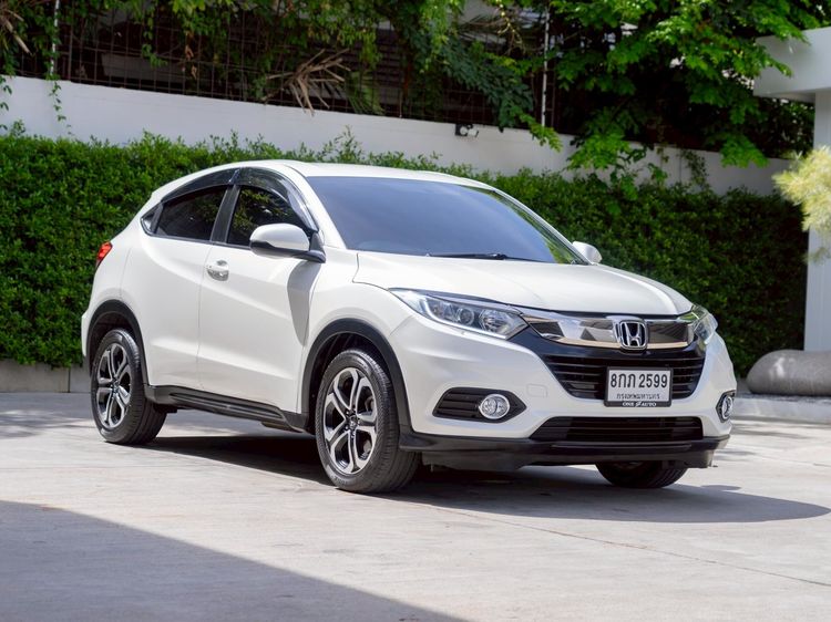 Honda HR-V 2019 1.8 E Utility-car เบนซิน ไม่ติดแก๊ส เกียร์อัตโนมัติ ขาว