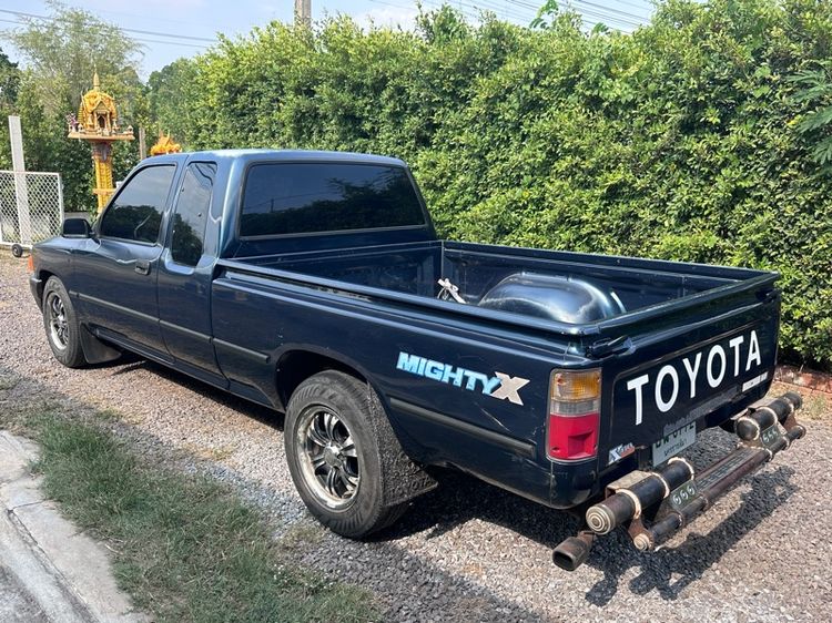 Toyota Hilux Mighty-X 1993 2.4 Pickup ดีเซล ไม่ติดแก๊ส เกียร์ธรรมดา เขียว รูปที่ 3