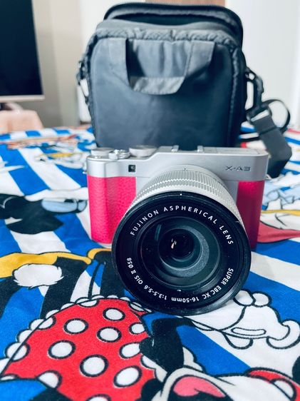 Fujifilm X-A3 สีชมพู-เงิน สวยกริ๊บ ไร้ตำหนิ พร้อมเลนส์คิต 16-50mm ครบกล่องพร้อมใช้งาน