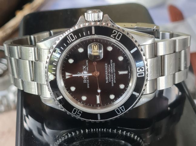 นาฬิกาวินเทจดำน้ำ 300เมตร ROLEX รุ่น Submarine ref.16800 สภาพสะสมสวยๆ รูปที่ 8