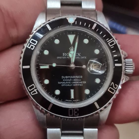 นาฬิกาวินเทจดำน้ำ 300เมตร ROLEX รุ่น Submarine ref.16800 สภาพสะสมสวยๆ รูปที่ 3
