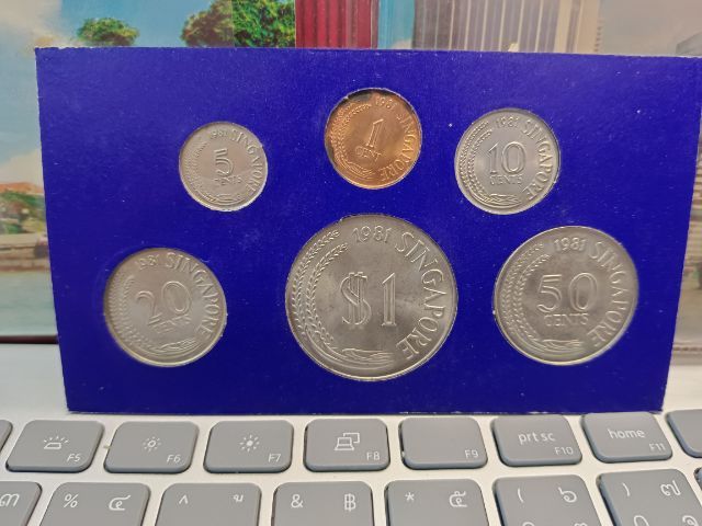 เหรียญ 1981 SINGAPORE Dollar Coin รูปที่ 2