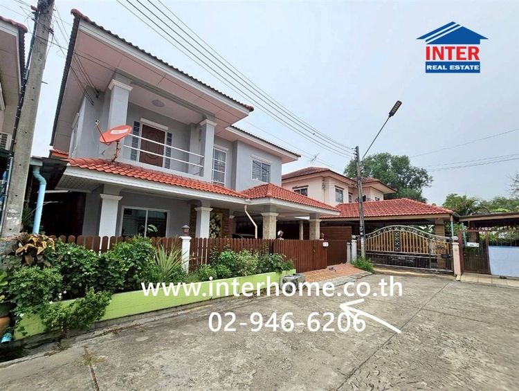บ้านเดี่ยว 2 ชั้น 40.5 ตร.ว. หมู่บ้านเจริญลาภ5 รังสิต-คลอง8 ใกล้ตลาดนัดคลอง8 และโลตัส รังสิต คลอง 7 ถนนรังสิต-นครนายก  รูปที่ 2